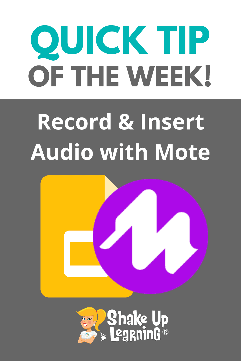 Record and Insert Audio in Google Slides with Mote!