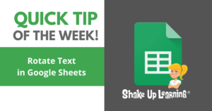How to Rotate Text in Google Sheets (Grade Book Style!)