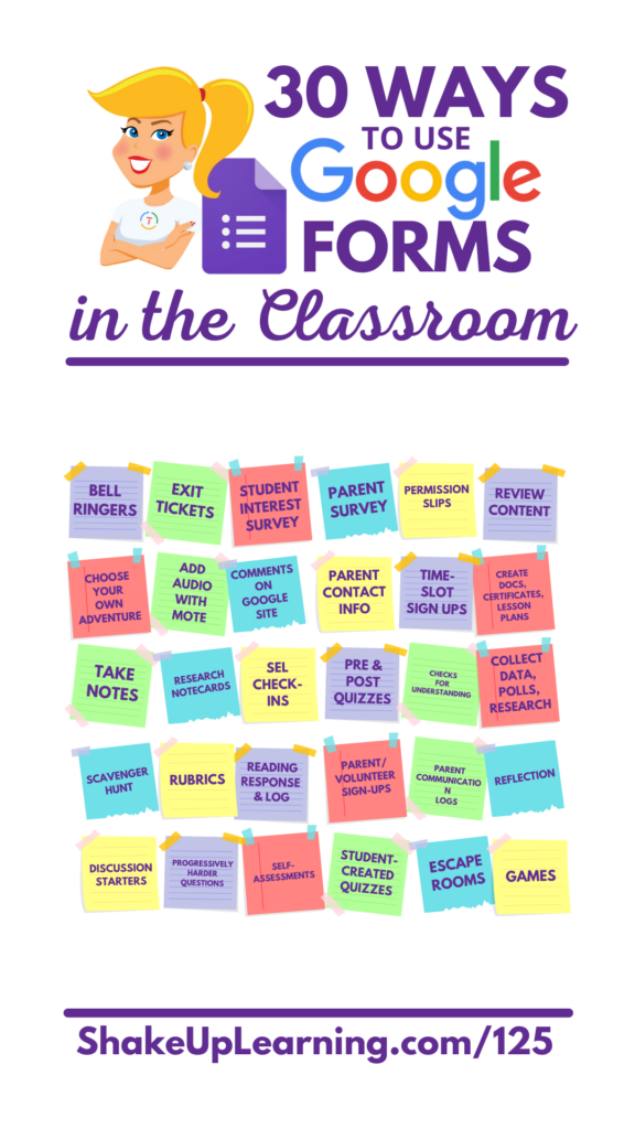 30 Ways to Use Google Forms in the Classroom