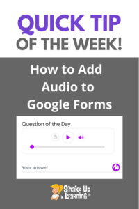 How to Add Audio to Google Forms with Mote