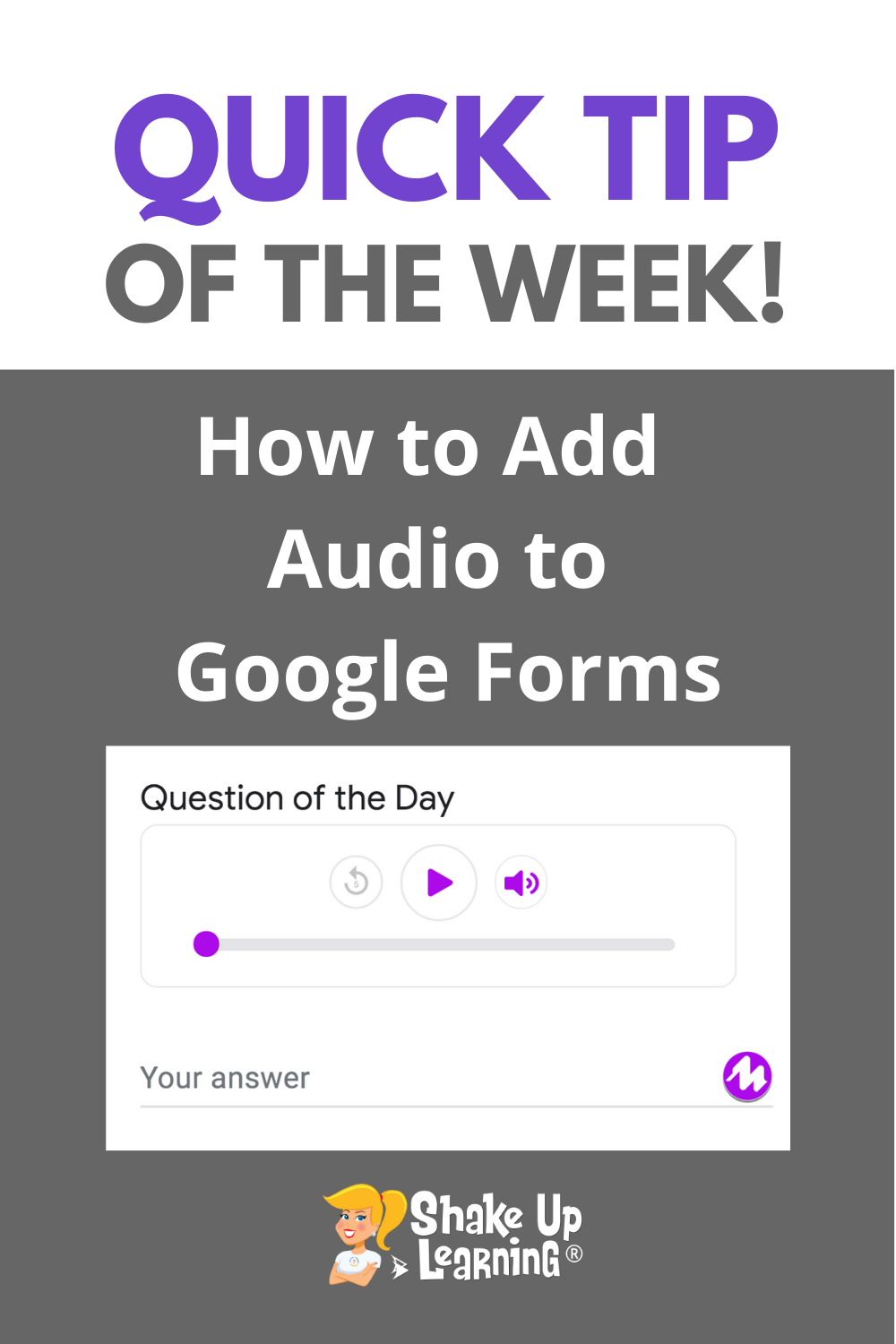 How to Add Audio to Google Forms with Mote