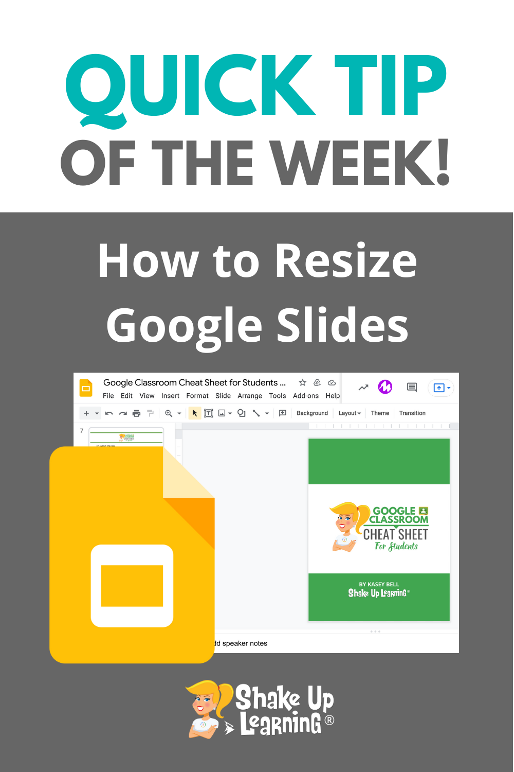 How to Resize Google Slides for Creation Projects, Templates, and More!