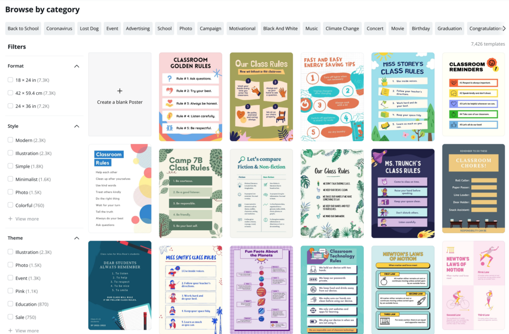 30+ Ways to Use FREE Templates from Canva in Your Classroom (Part 1)