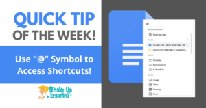 Use the "@" Symbol to Insert and Access Shortcuts in Google Docs