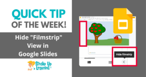 View ONE Slide at a Time in Google Slides (Hide Filmstrip View)