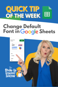 How to Change the Default Font in Google Sheets