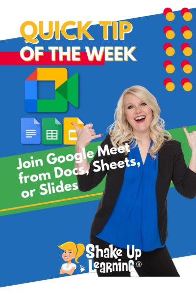 Join Google Meet from Docs, Sheets, or Slides