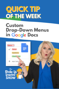 Custom Drop-Down Menus in Google Docs