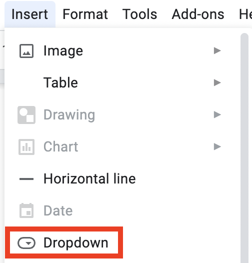 15+ Ways to Use Drop-Down Menus in Google Docs