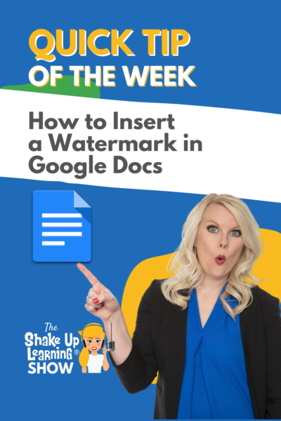 How to Insert a Watermark in Google Docs