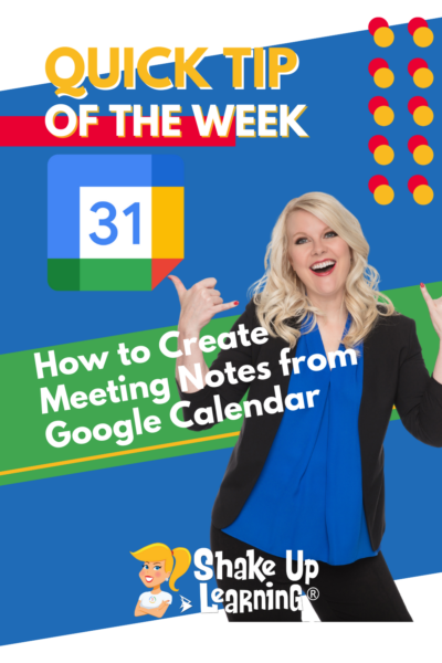 How to Create Meeting Notes from Google Calendar in One Click!