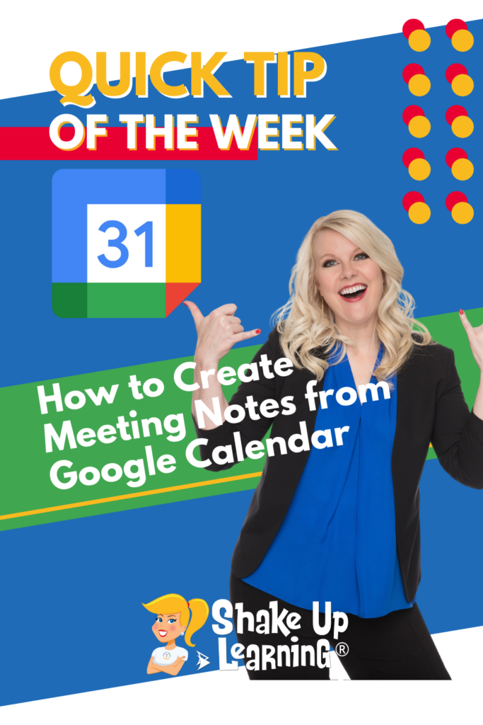 How to Create Meeting Notes from Google Calendar in One Click!