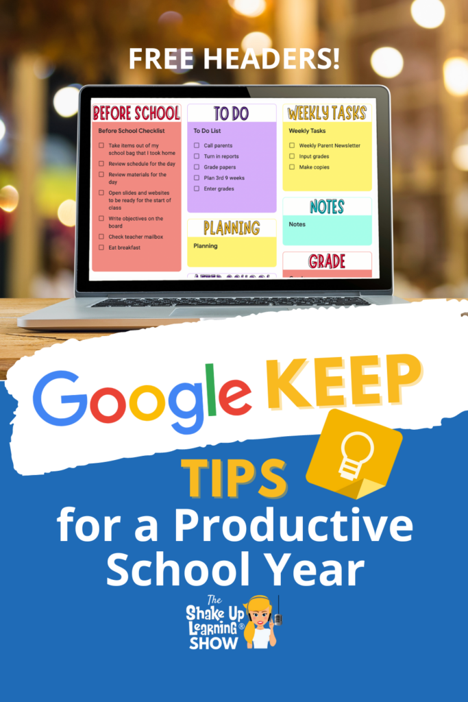 Google Keep Tips for a Productive School Year –
SULS0171