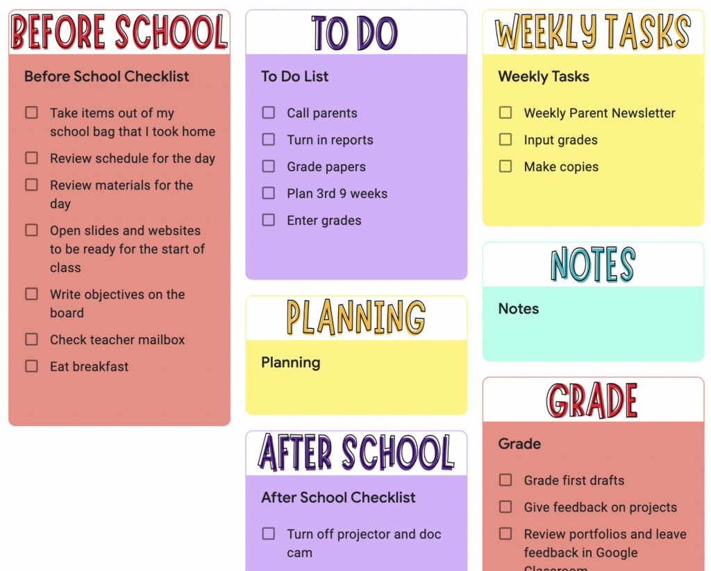 Google Keep Tips for a Productive School Year