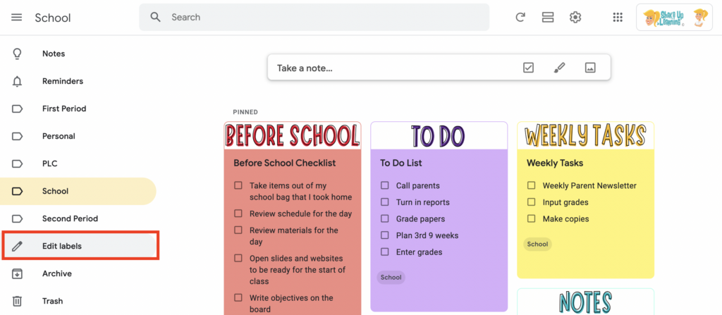 Verimli Bir Okul Yılı için Google Keep İpuçları