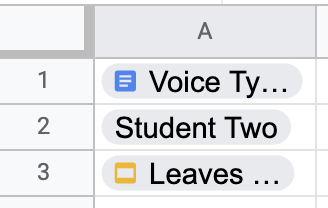 Link People, Files, and Calendar Events to Your Google Sheet with "Smart Chips"