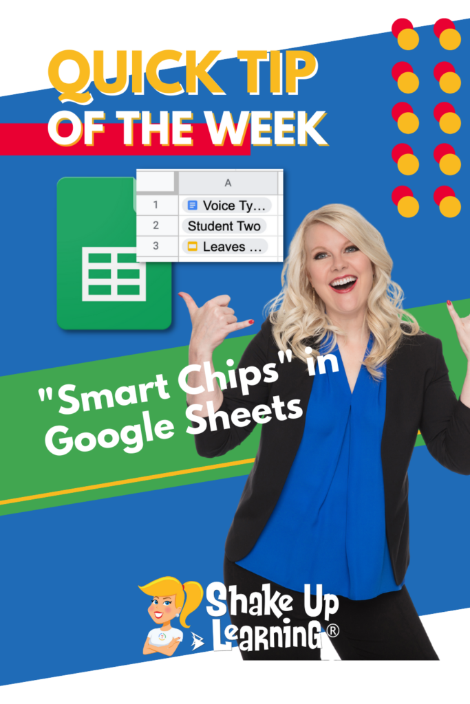 Link People, Files, and Calendar Events to Your Google Sheet
with “Smart Chips”