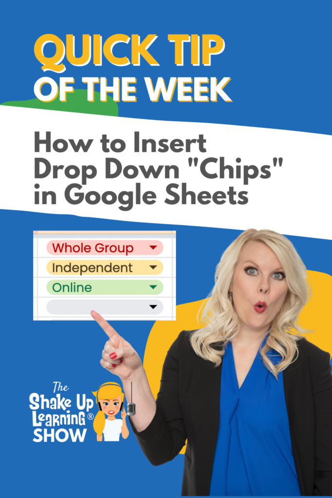 How to Insert Drop-down Chips in Google Sheets