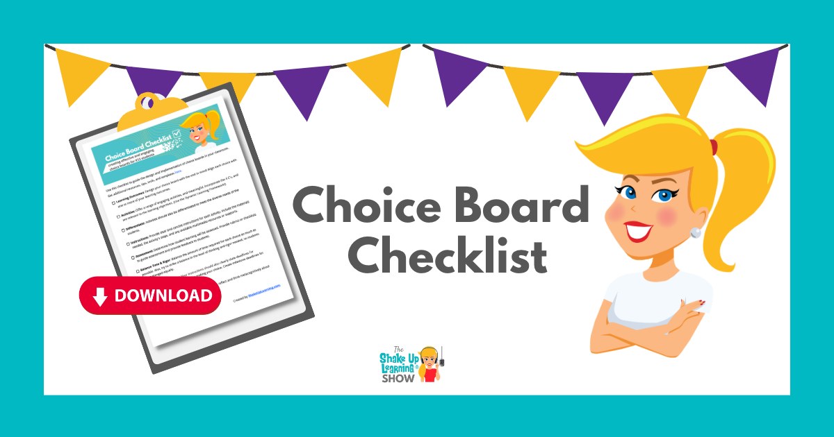 Choice Board Best Practices (and Checklist) – SULS0192