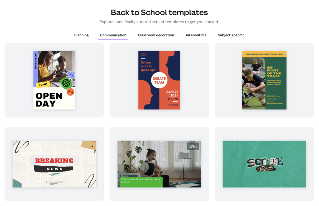 Back to School with Canva
