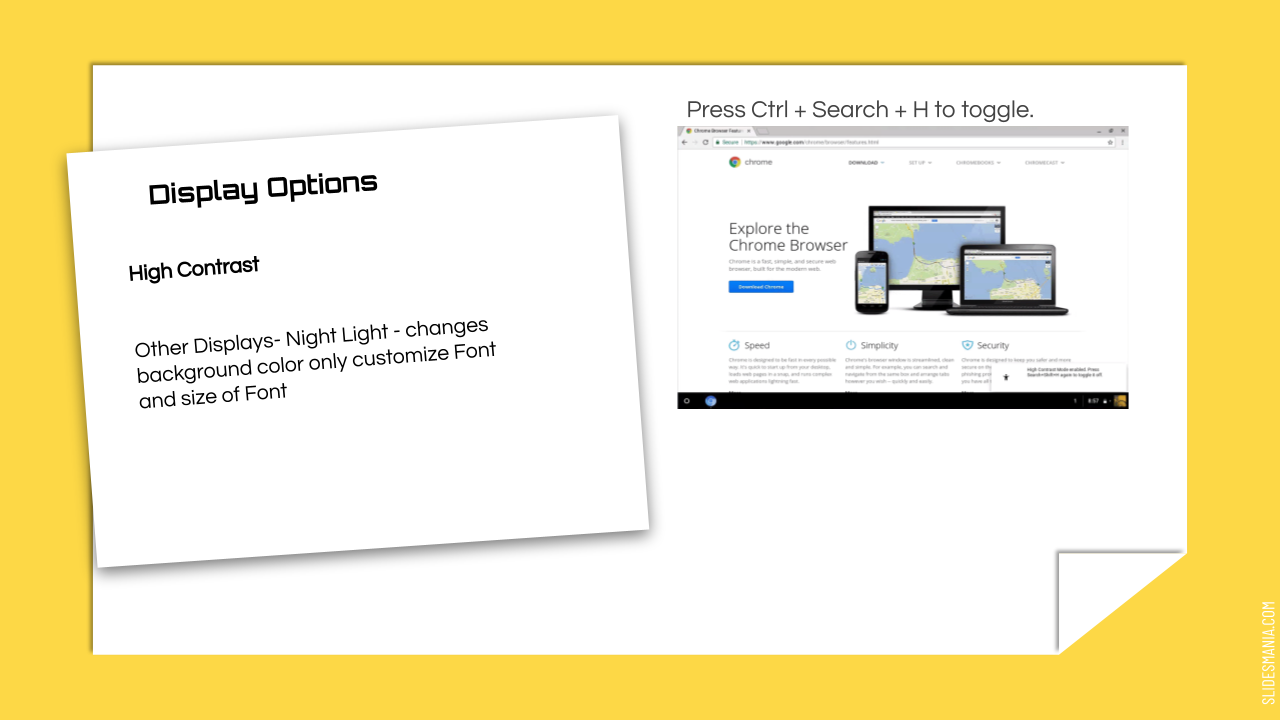 How do I use high contrast on my Chromebook? – SYS Education