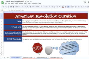 Curation with Google Sheets