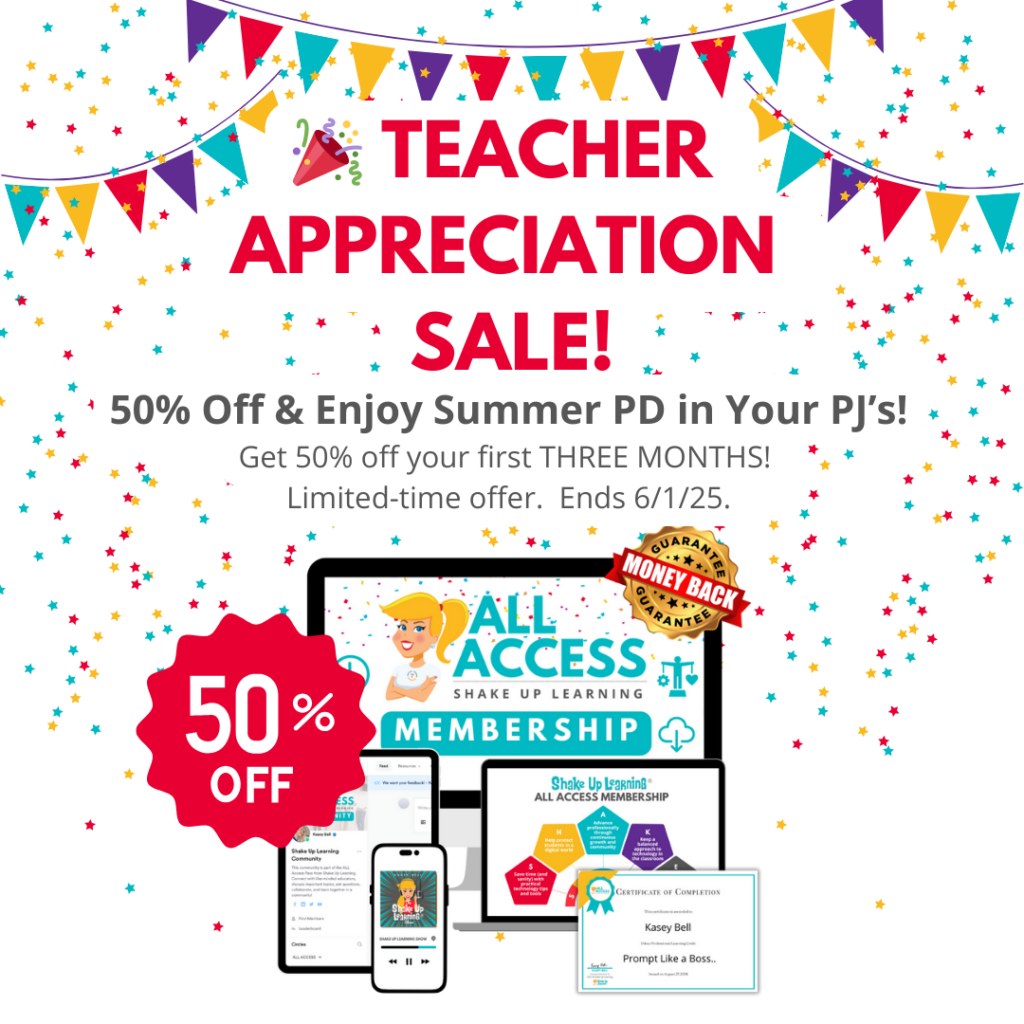 Teacher Appreciation Sale